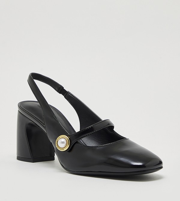 Pearl-Accent Mary Jane Pumps