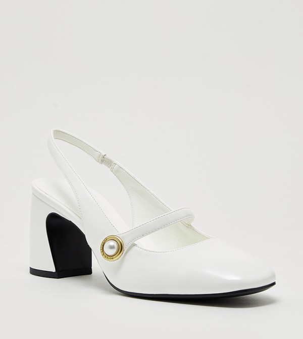 Pearl-Accent Mary Jane Pumps