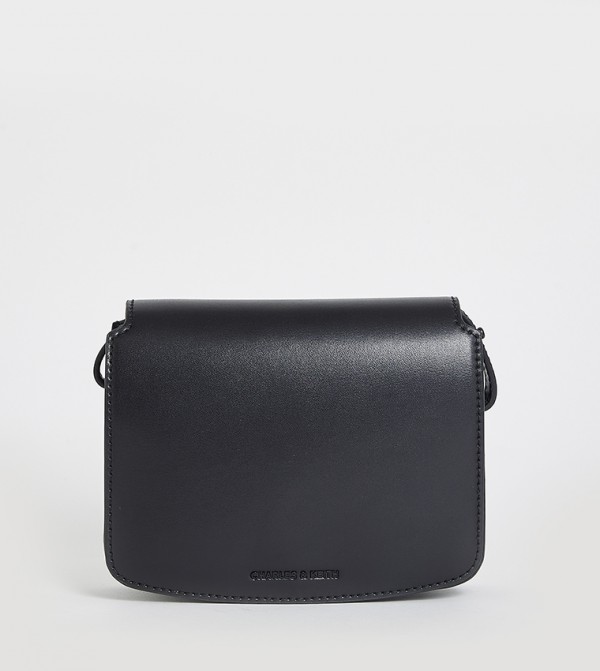 Textured Flap Crossbody Bag