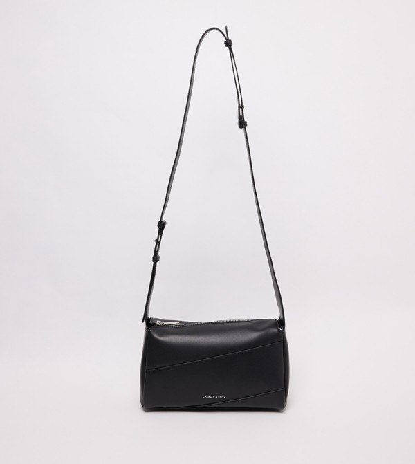 TRIN Logo Metal Crossbody Bag