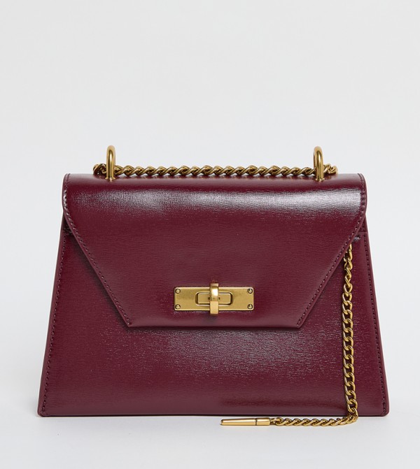 SAMANTHA Twist-Lock Top Handle Bag