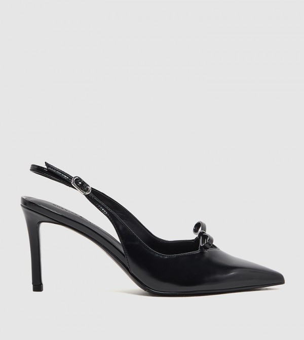 Bow Detail Slingback Pumps