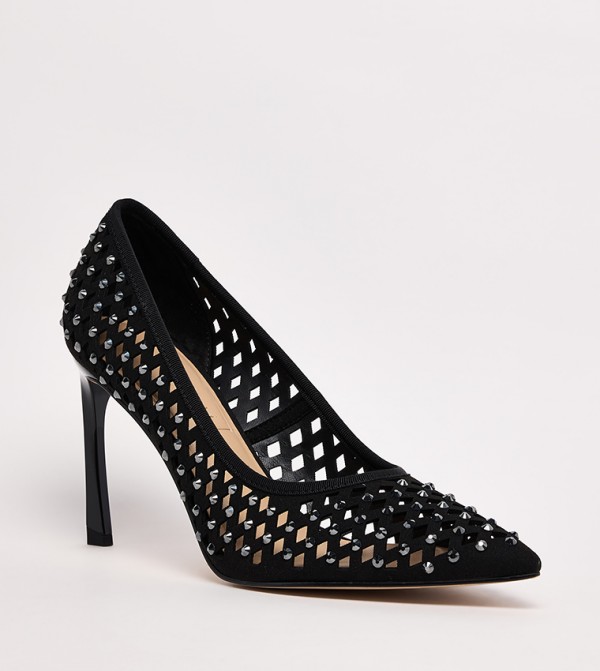 Studded Cut-Out Detail Pumps