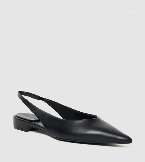 Pointed Toe Slingback Flats