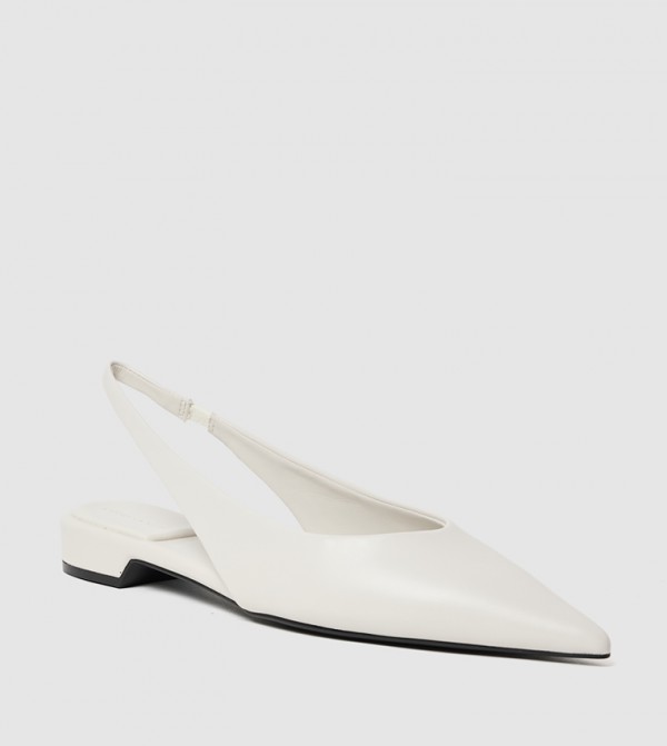 Pointed Toe Slingback Flats