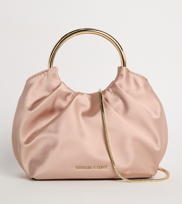 Hoop-Handle Handheld Bag
