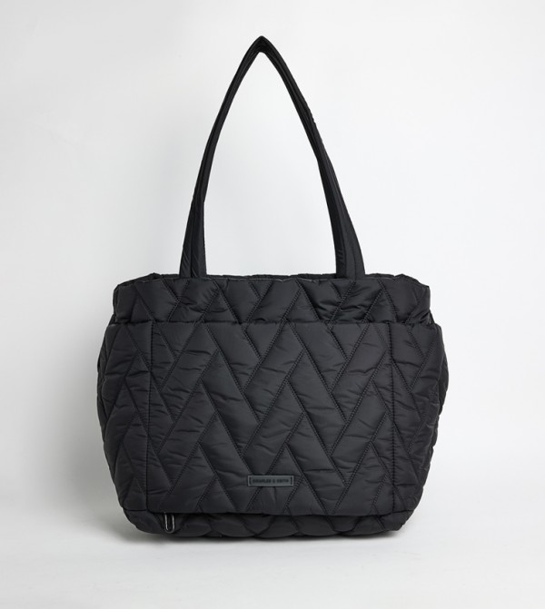 Nylon Quilted Mini Tote Bag