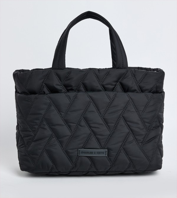 CHERVON Quilted Boxy Tote Bag