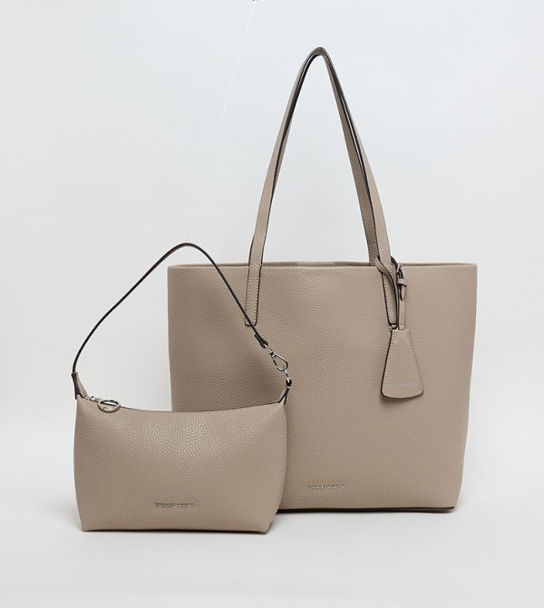 BERYL Textured Tote Bag Set