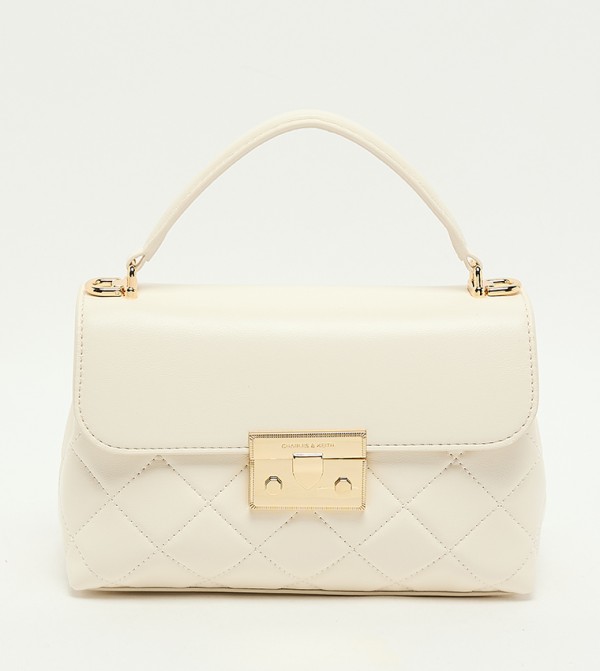 ALVA Quilted Flap Top Handle Bag