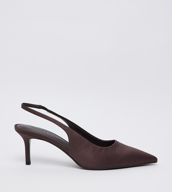 KAIA Solid Pointed Toe Slingback Pumps 