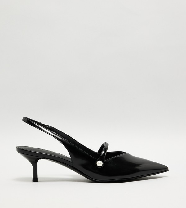HELENA Pearl Detail Slingback Pumps