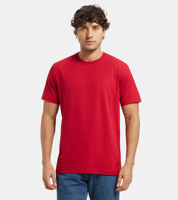 Solid Crew Neck T-Shirt