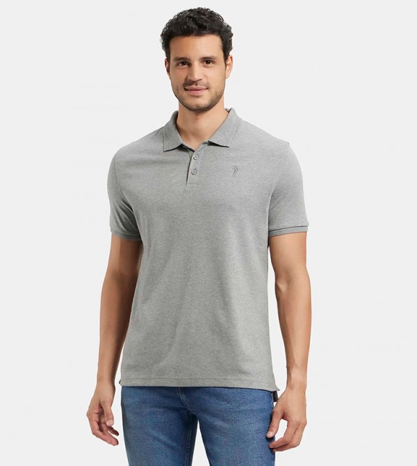 Logo Detail Short Sleeves Polo T-Shirt