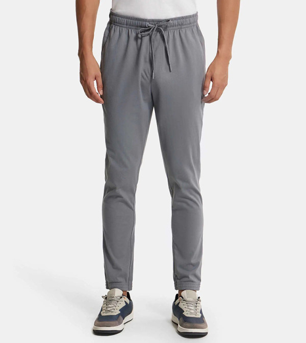 MOVE Solid Drawstring Waist Trackpant
