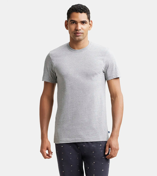 Modern Classic Solid Crew Neck T-Shirt