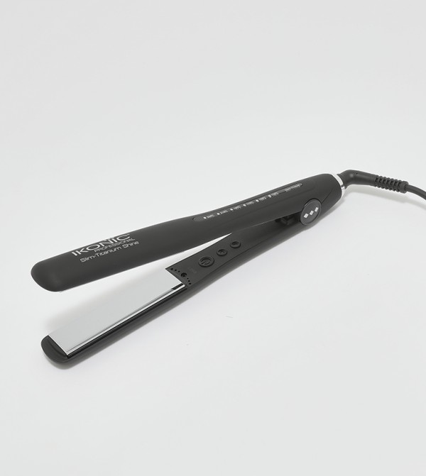 Buy Ikonic Hair Straightener Slim Titanium Shine In Black 6thStreet UAE