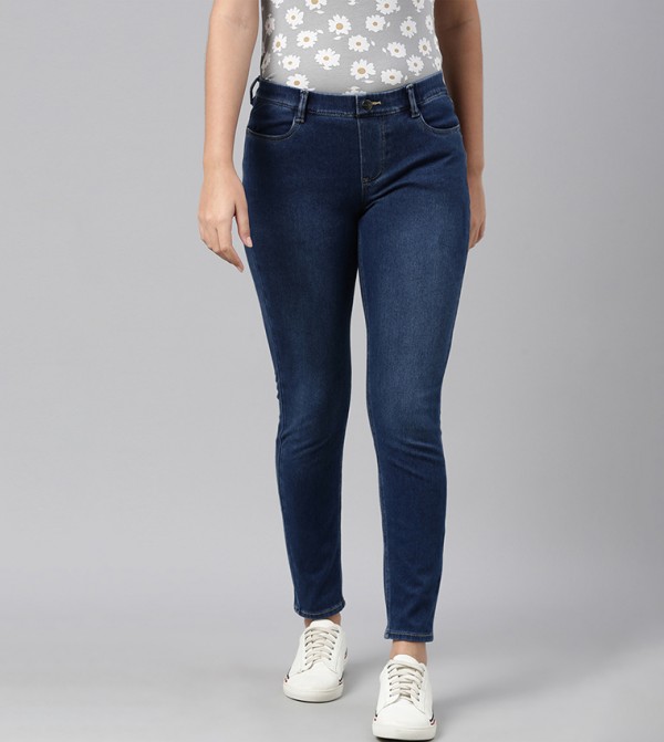 Faded Skinny Fit Stretch Jeggings