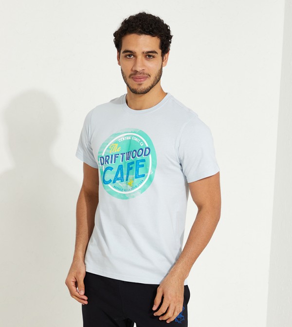 Driftwood Cafe Printed T-Shirt