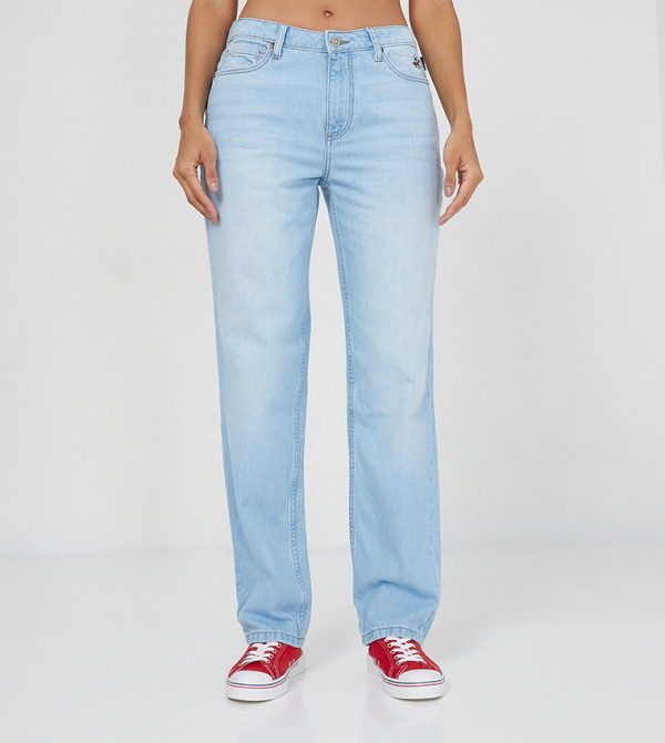 Faded Boyfriend Fit Jeans