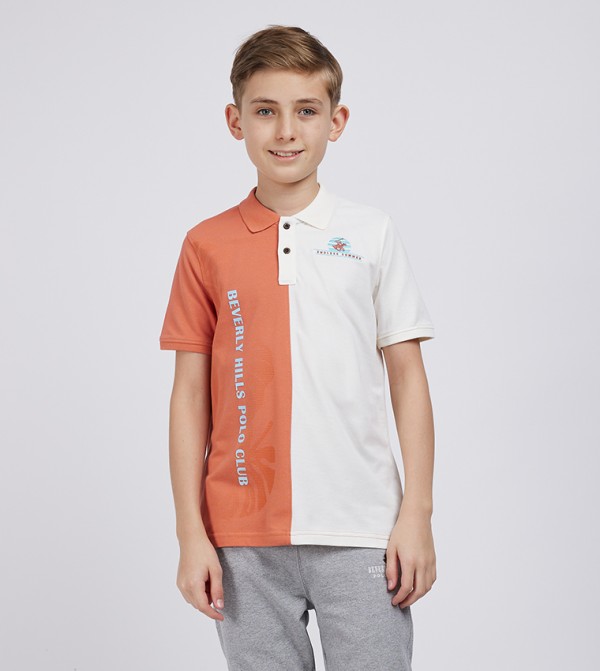 Orange kids outlet polo