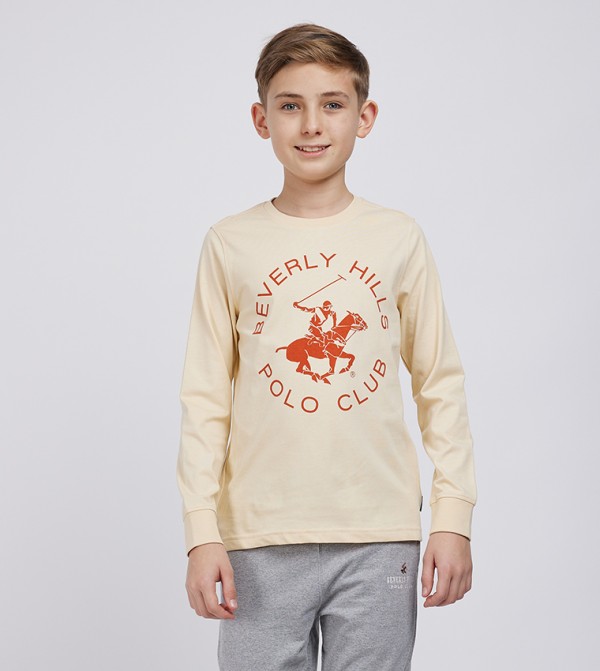 Logo Printed Crew Neck T-Shirt
