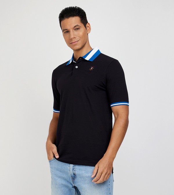 Lacoste PH4014031 Short Sleeve Polo Shirt Black