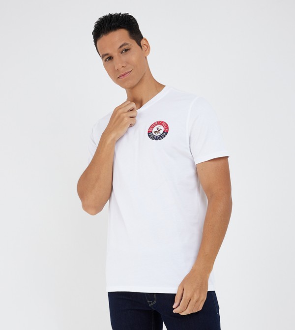 Logo Embroidered Short Sleeves T-Shirt