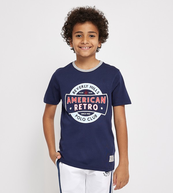 Printed Crew Neck T-Shirt