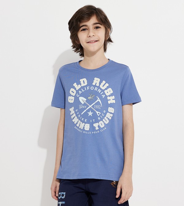 Printed Short Sleeves Casual T-Shirt
