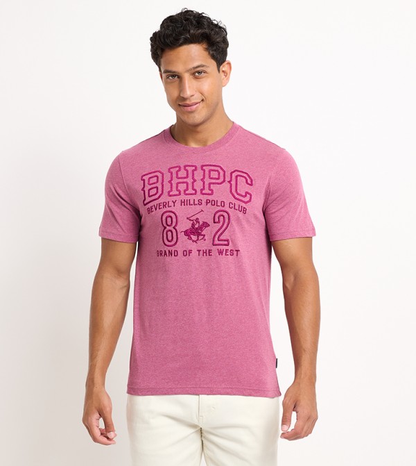 Monogram Embroidered Short Sleeves T-Shirt