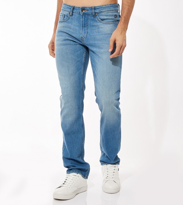 Washed Slim Fit Jeans