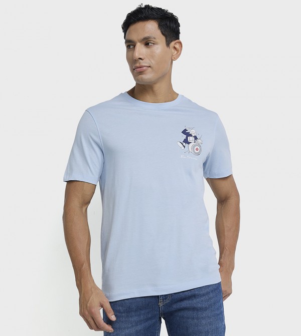 Logo Printed Crew Neck T-Shirt