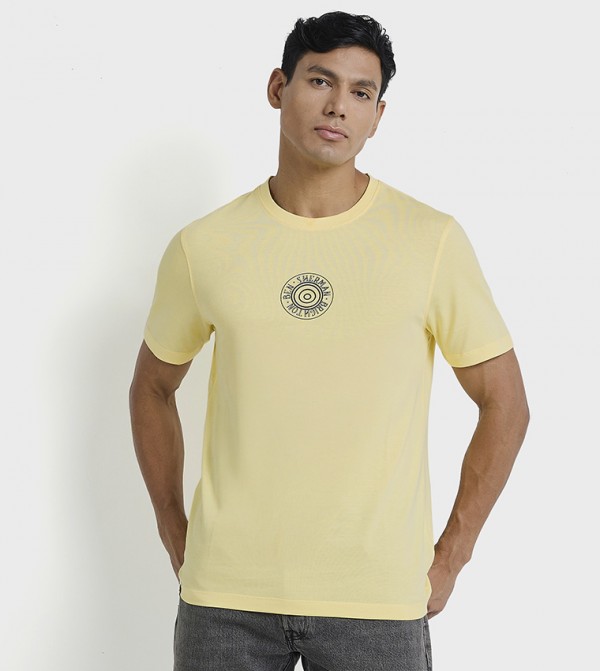 Logo Printed Crew Neck T-Shirt