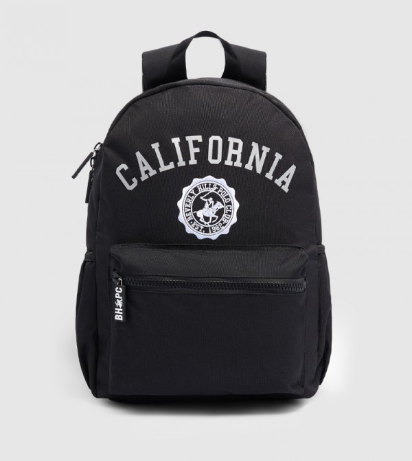 Logo Crest Embroidered Backpack