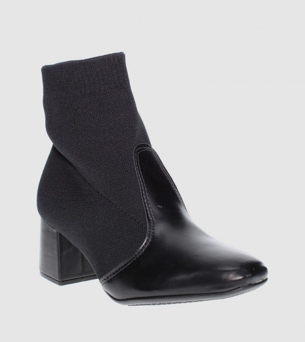 ANGELA Block Heel Ankle Boots