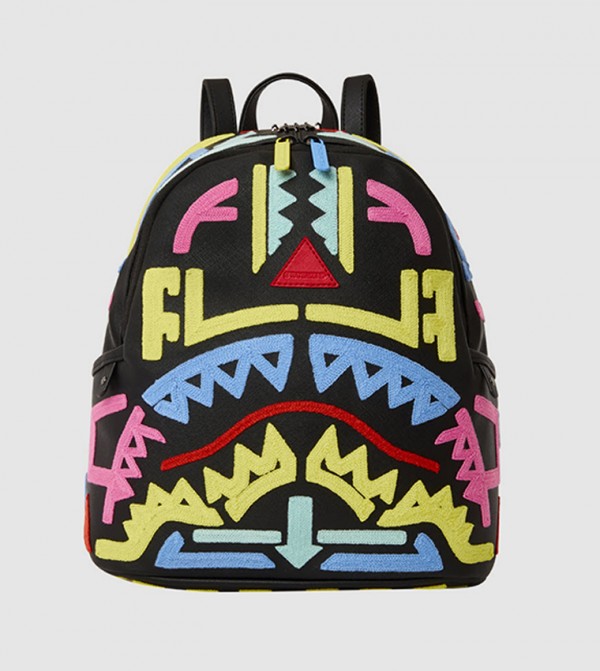 Sprayground Shark Shape Check Savage Backpack for Men