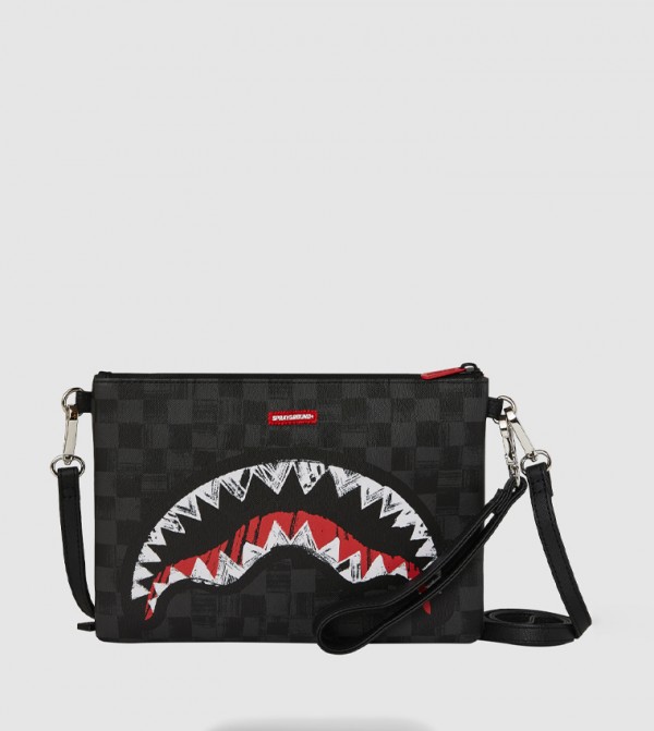 Scribble Shark Crossover Clutch