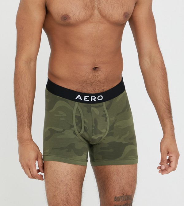 Buy Aeropostale Aero Camo Knit Boxer Briefs In Green | 6thStreet UAE