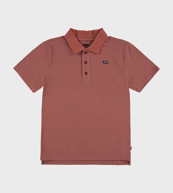 Logo Detail Short Sleeves Polo T-Shirt