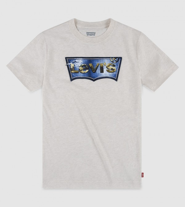 Older Boy's Short Sleeve Gaphic Logo T-Shirt
