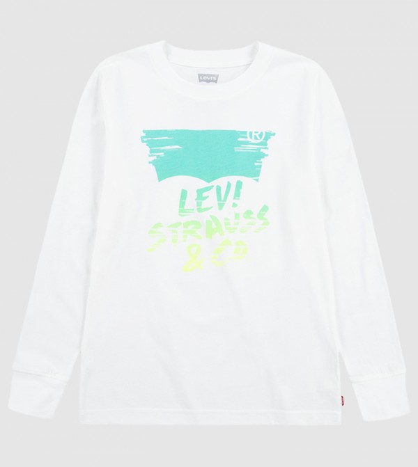 Sketched Logo Long Sleeve T-Shirt