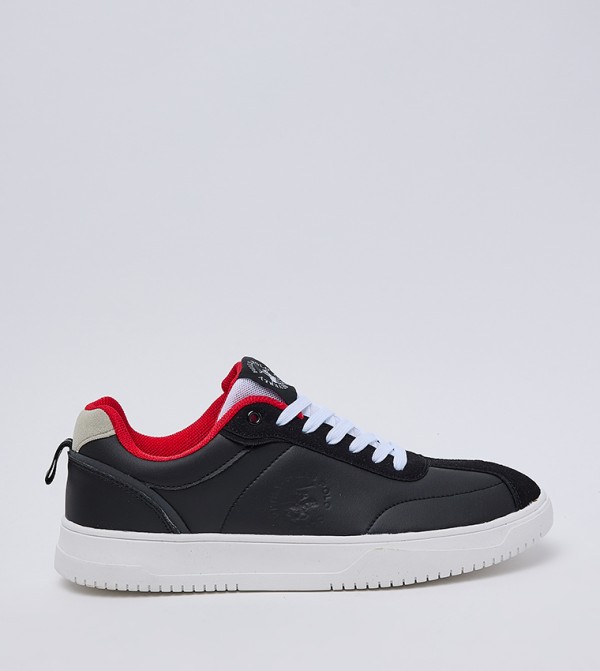 Round Toe Lace-Up Sneakers