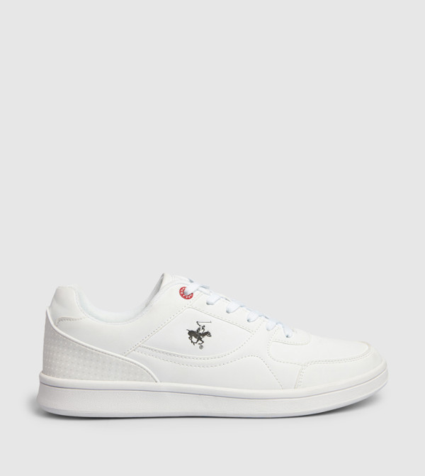 Logo Detail Lace-Up Sneakers