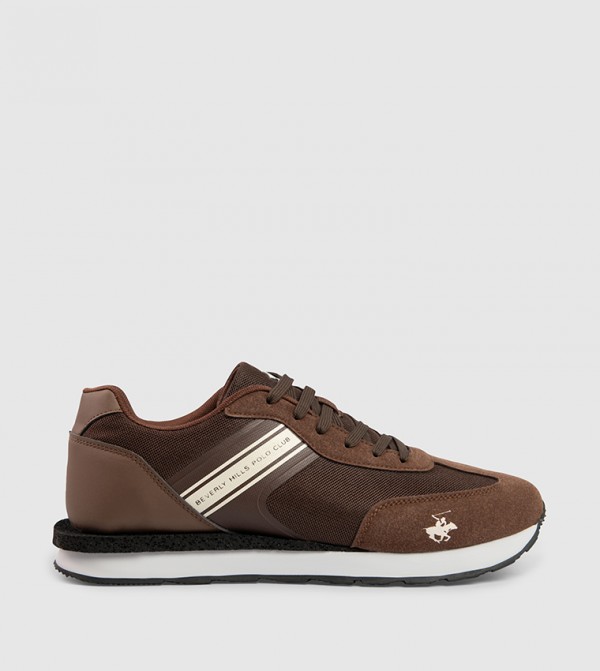 Logo Detail Lace-Up Sneakers