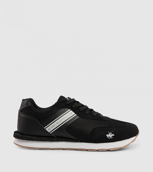 Logo Detail Lace-Up Sneakers