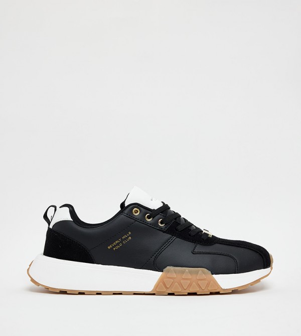 Textured Low-Top Sneakers