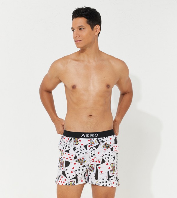 Buy Aeropostale Smiley Checker Woven Boxer In Multiple Colors