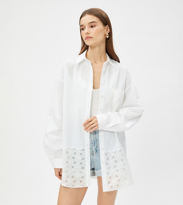 Solid Oversized Shirt