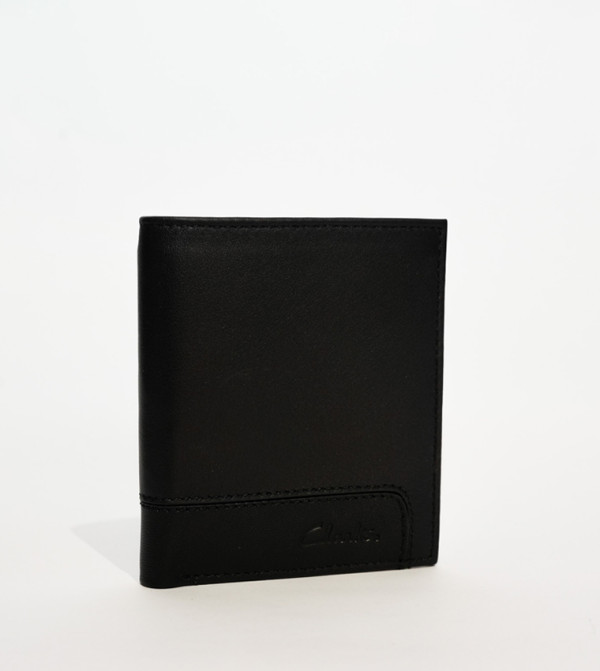 Logo Debossed Leather Wallet